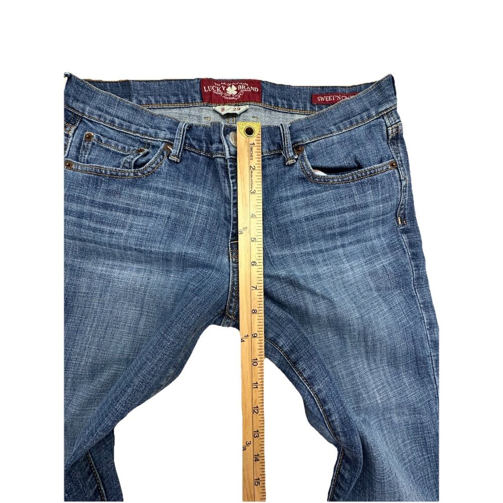 Lucky Brand Jeans Womens 8 29 Sweet N Crop Medium Wash Blue Denim Zip Fly - Picture 5 of 12